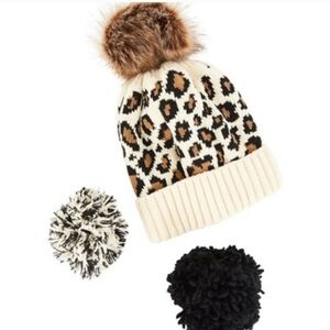 NEW Benie With Multi Pom